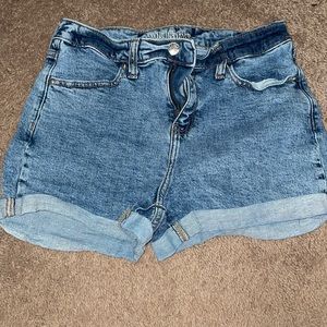 Denim shorts